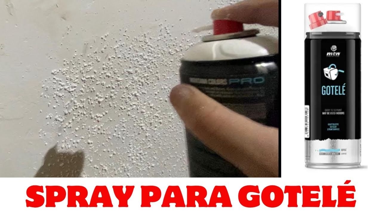 como hacer gotelé estuco estocado con el Nuevo spray #mtn  reparar gotele