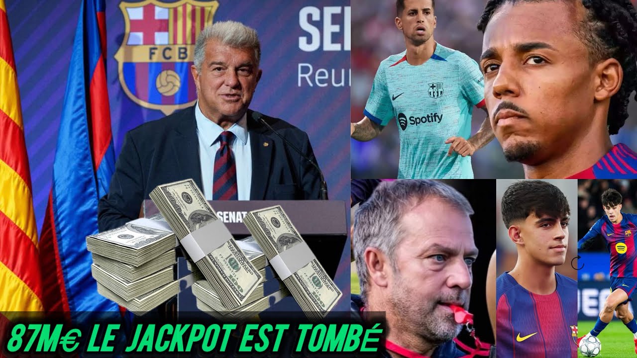 Bonne nouvel le barça touche 1 jackpot de 87M€ / marc bernal de retour au top/ gavi se moque du réal