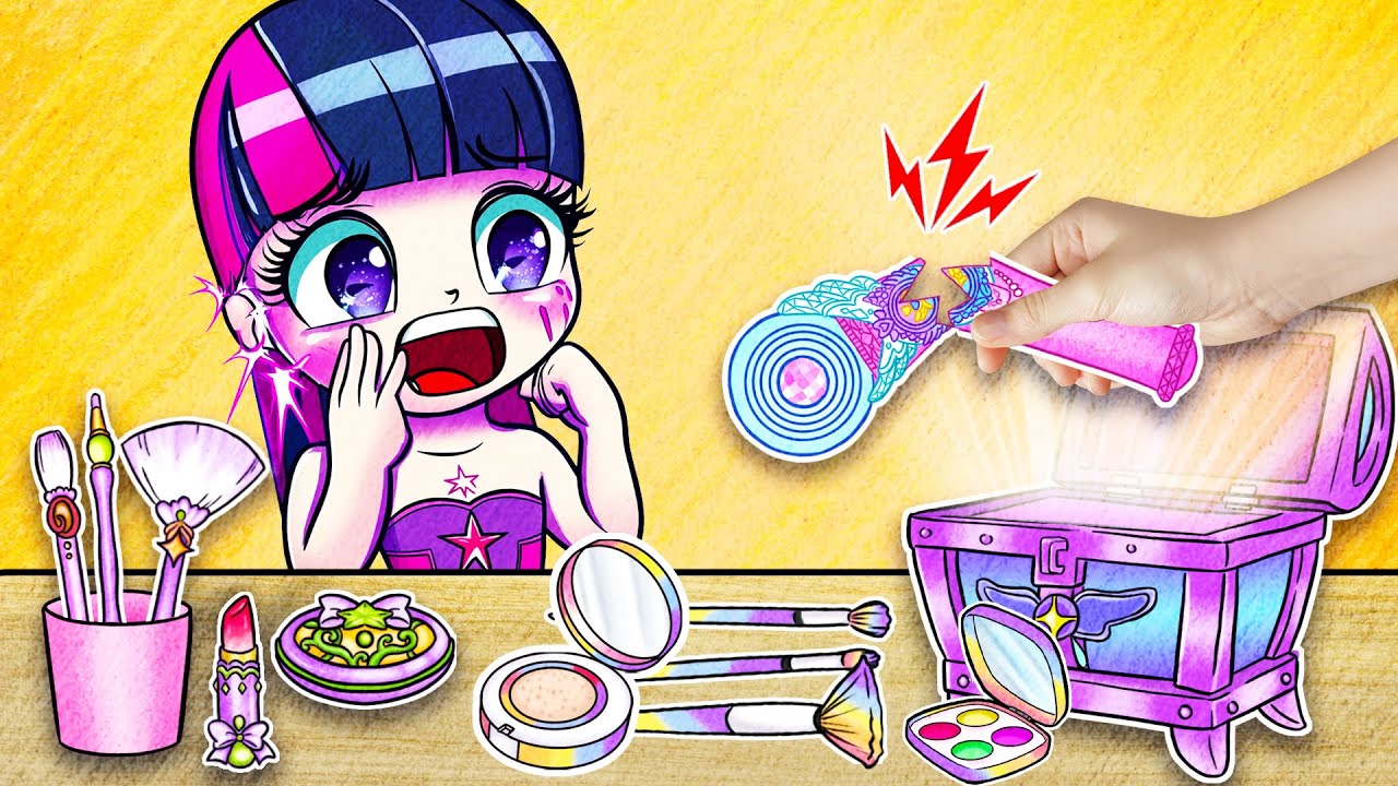 PONY Stories: Twilight Has A Problem Before The Show 😱 | Paper Stop Motion | 재미있는 스톱 모션 만화