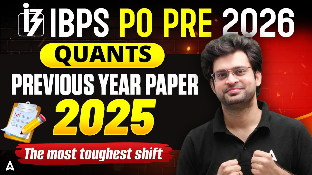 IBPS PO Pre 2026 | Quant Previous Year Paper 2025 (Low Scoring Shift) | By Navneet Sir