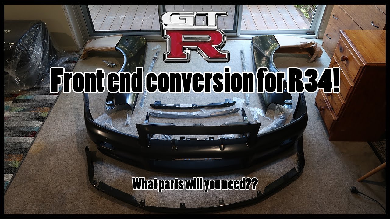 GENUINE GTR front end on my R34 COUPE! Is it really that expensive?