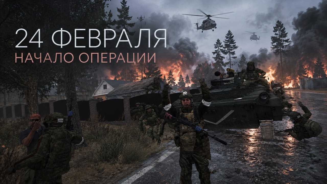 ПРОРЫВ НА КИЕВ | Колонна ВС РФ пересекает границу в ARMA 3