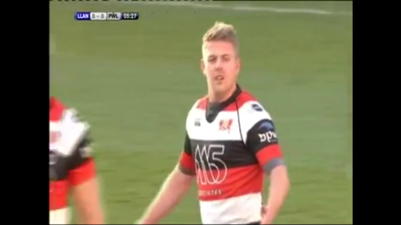 Llanelli RFC v Pontypool Jan 2017 - National Cup WRU Rugby