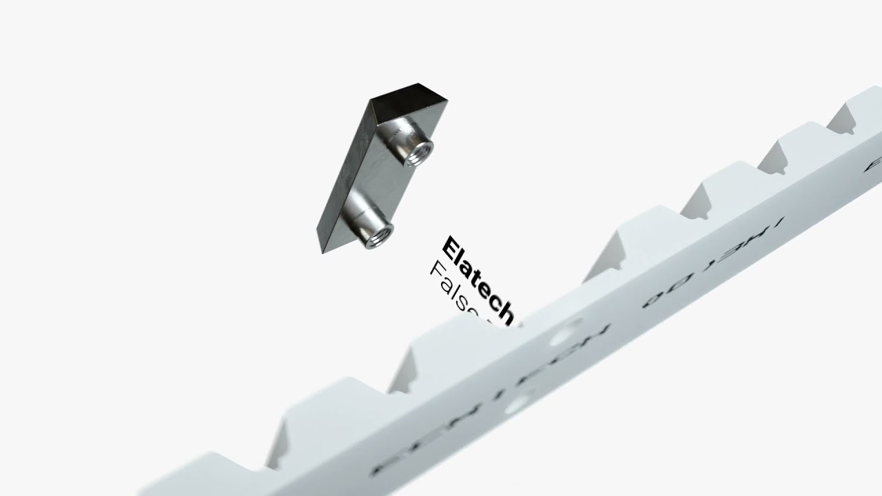 EFT - Elatech False Tooth system for easy cleats mounting