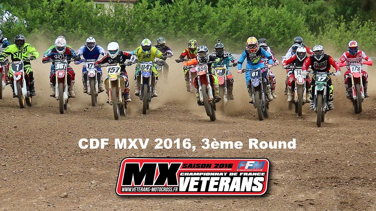 Motocross Championnat de France Vétérans 2016 Cloyes sur le Loir