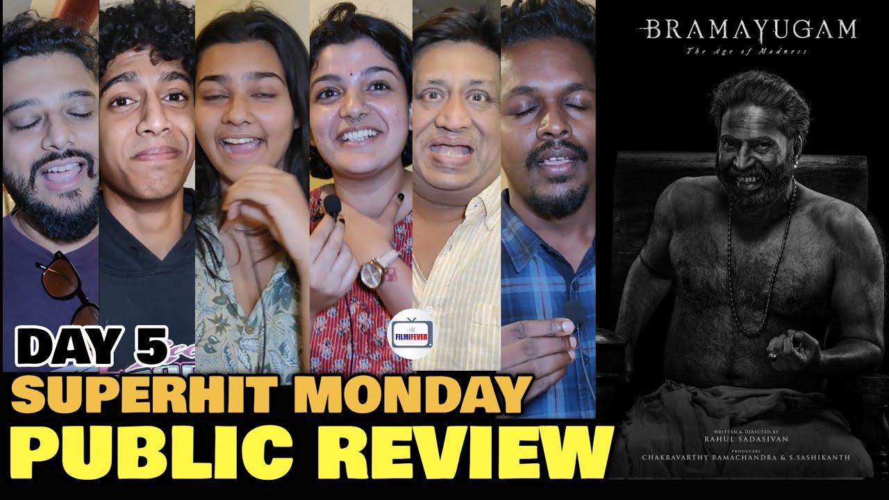 Bramayugam PUBLIC REVIEW Day 5 Monday Night Show Reaction | Mammootty