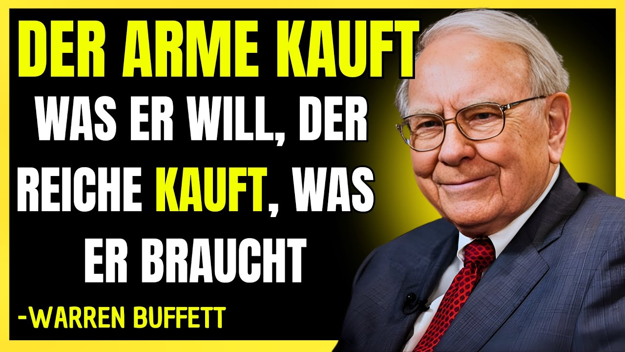 Warren Buffett: Das MENTALE GEHEIMNIS, das die REICHEN von den ARMEN trennt