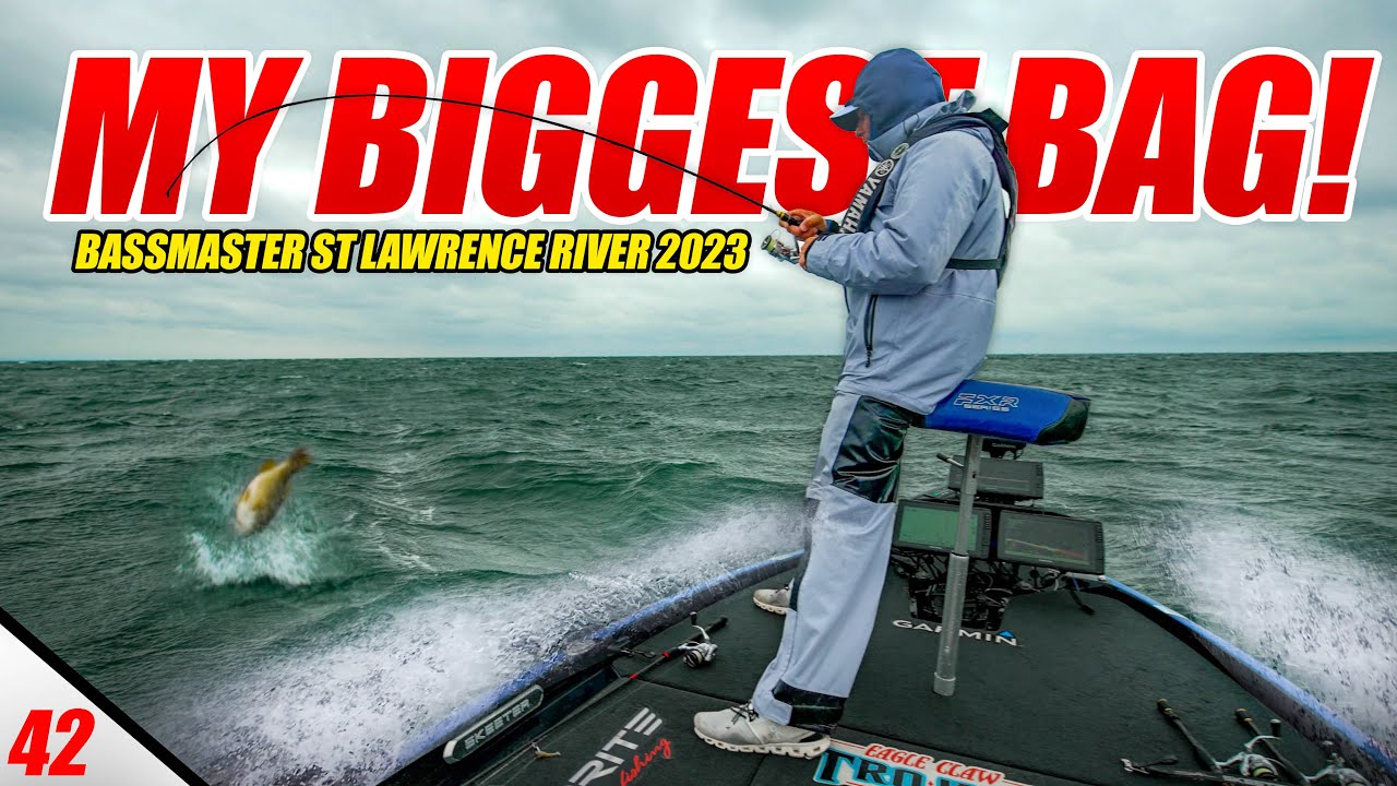 MY BIGGEST BAG - Braving the STORM! - Bassmaster Elite St Lawrence River (Day 1 & 2) - UFB S3 E42