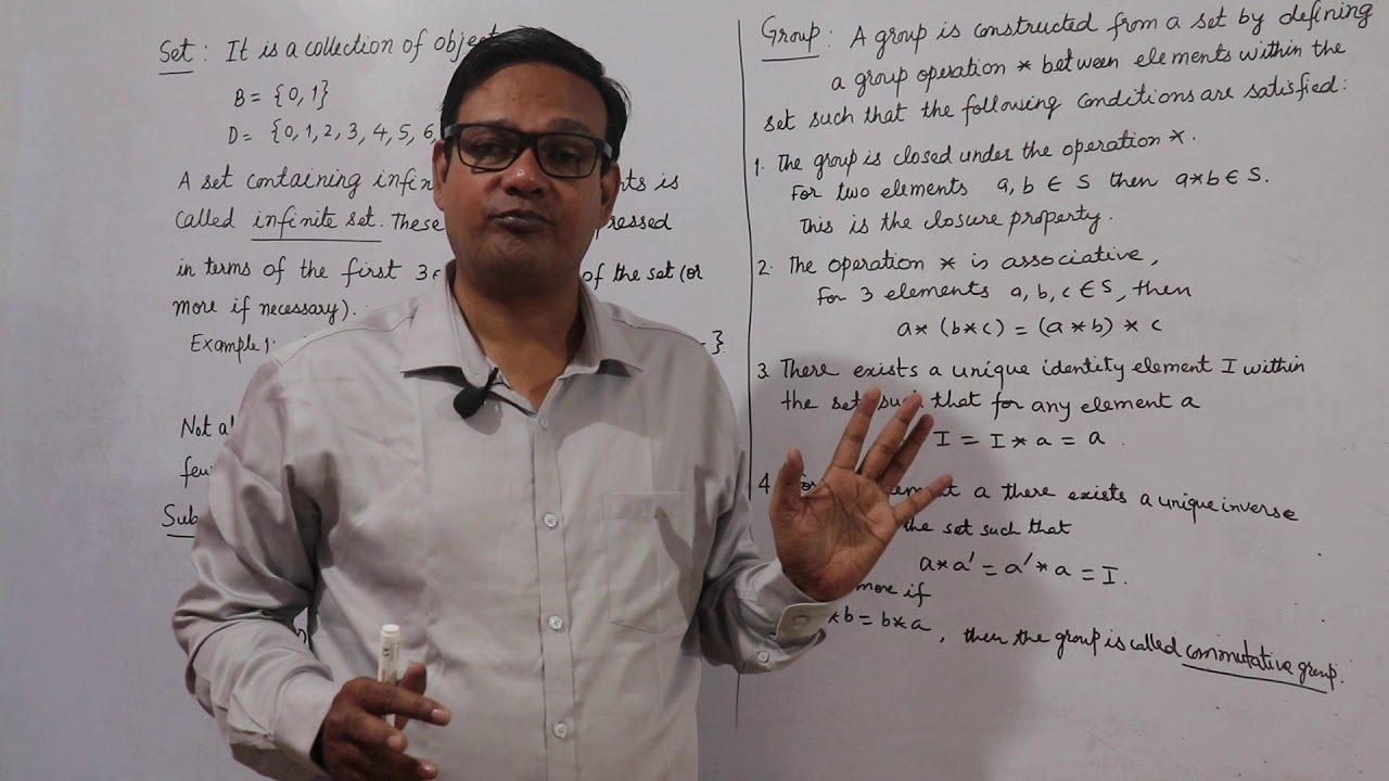 Set, Group and Commutative Group