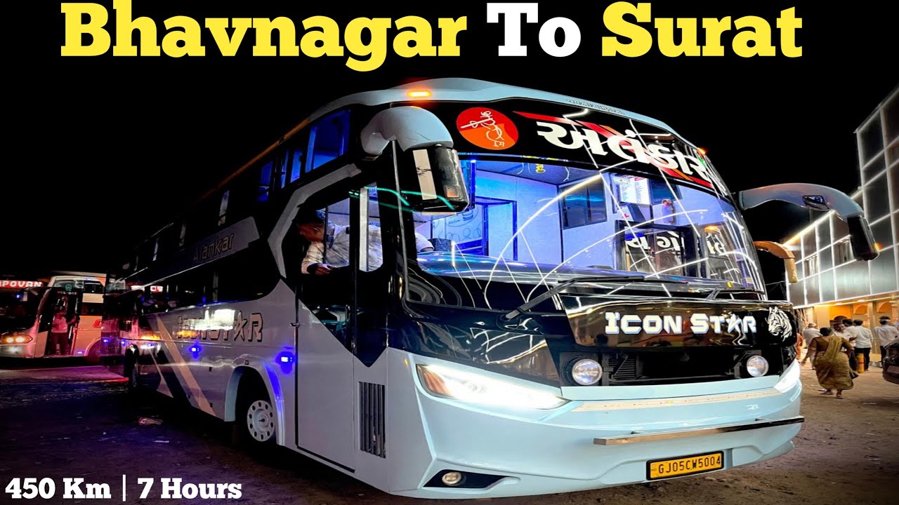 ALANKAR ICON STAR BUS NIGHT CABIN JOURNEY 🤩| FULL LIGHT DECORATED BUS JOURNEY 😳| 450 Km JOURNEY |