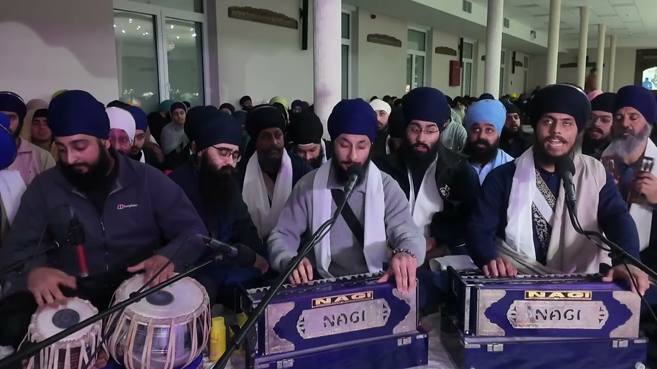 Bhai Bakhshish Singh Ji UK - International Akhand Kirtan Smagam Belgium Dec 2025 - Thu Eve