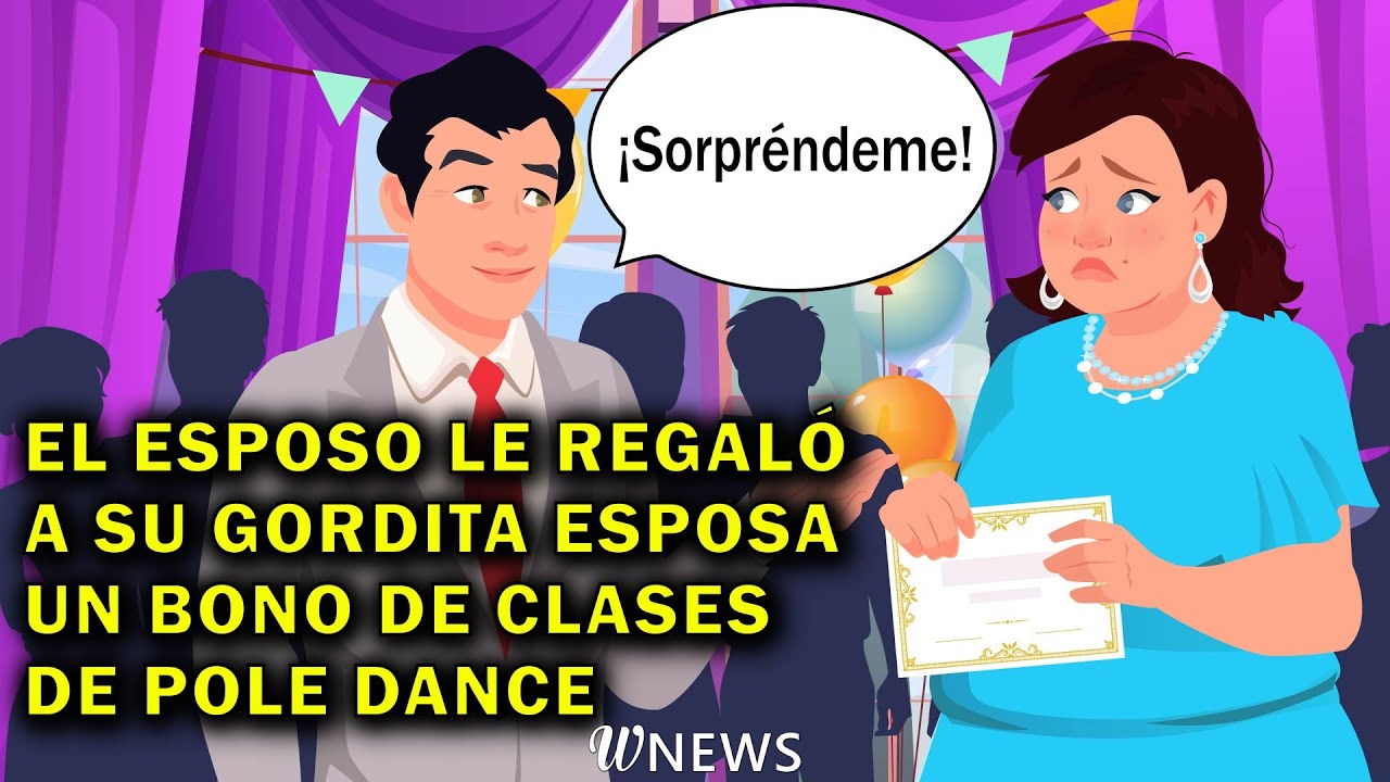 El marido envió a su gordita mujer a las clases de baile exótico