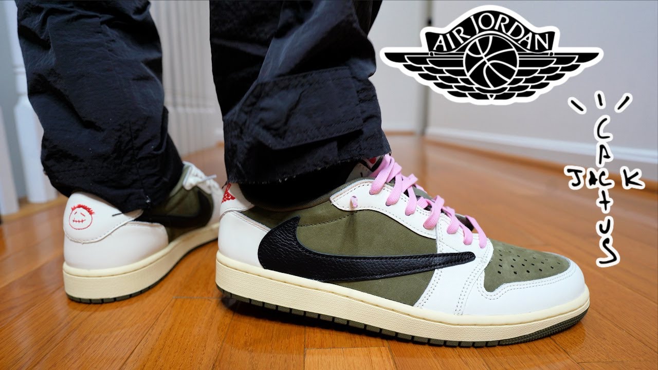 JORDAN 1 LOW TRAVIS SCOTT MEDIUM OLIVE ОБЗОР И НА СТОПЕ