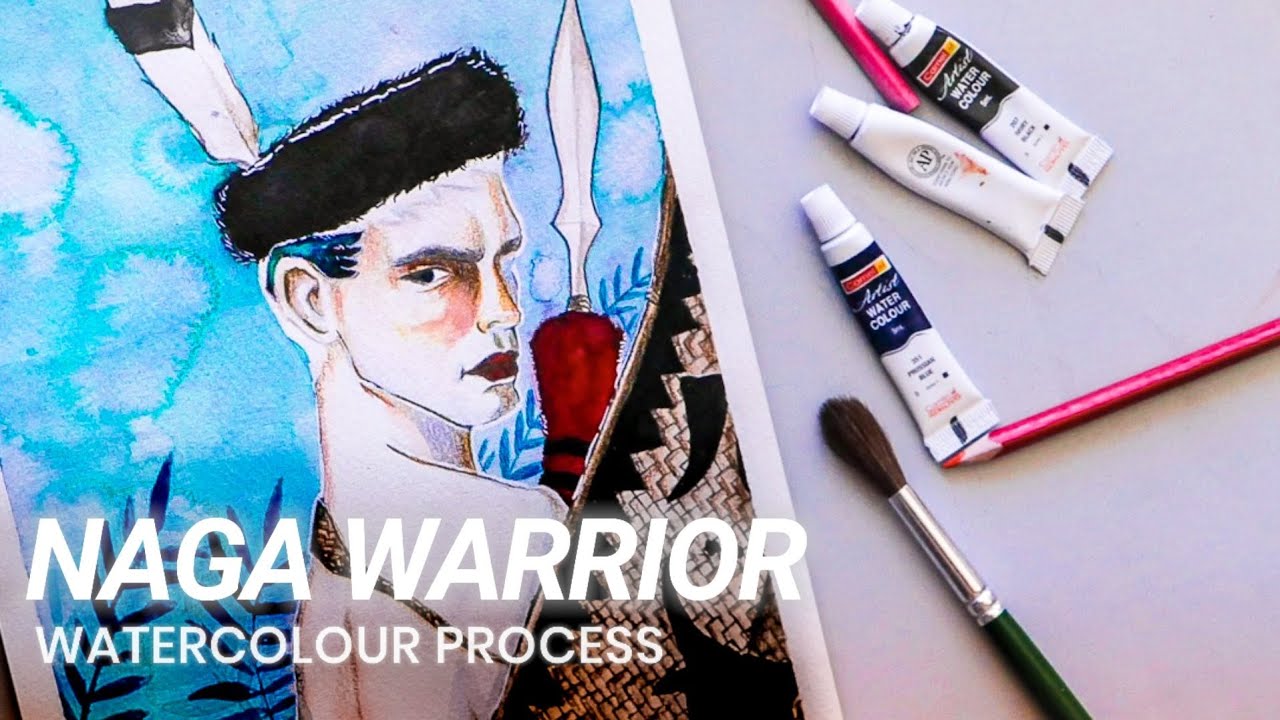 WATERCOLOUR | Painting a Naga Warrior
