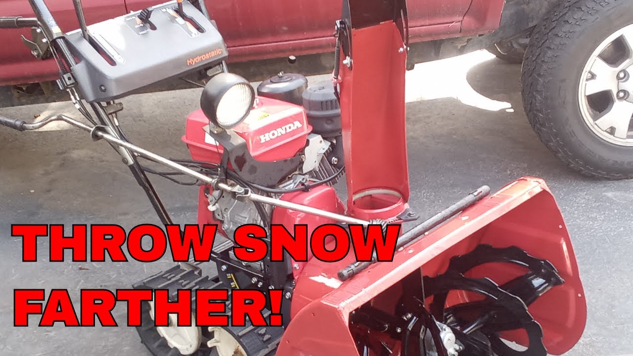 How To Make Your Snowblower Throw Further  W/DIY Impeller Seal Kit ! @HondaSnowblowerEnthusiasts311