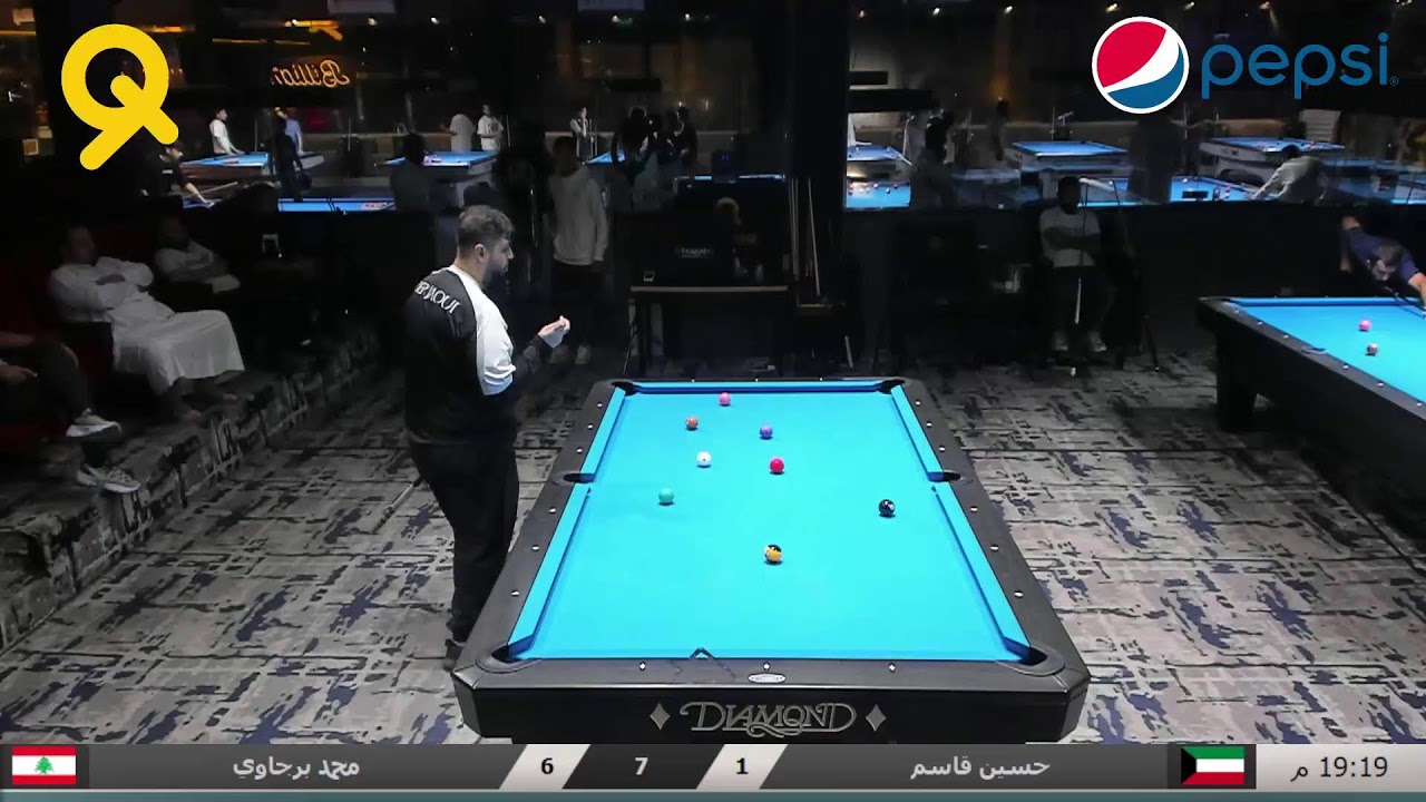 بطولة كيو ناين وبيبسي 2023 الخبر / محمد برجاوي vs حسين قاسم