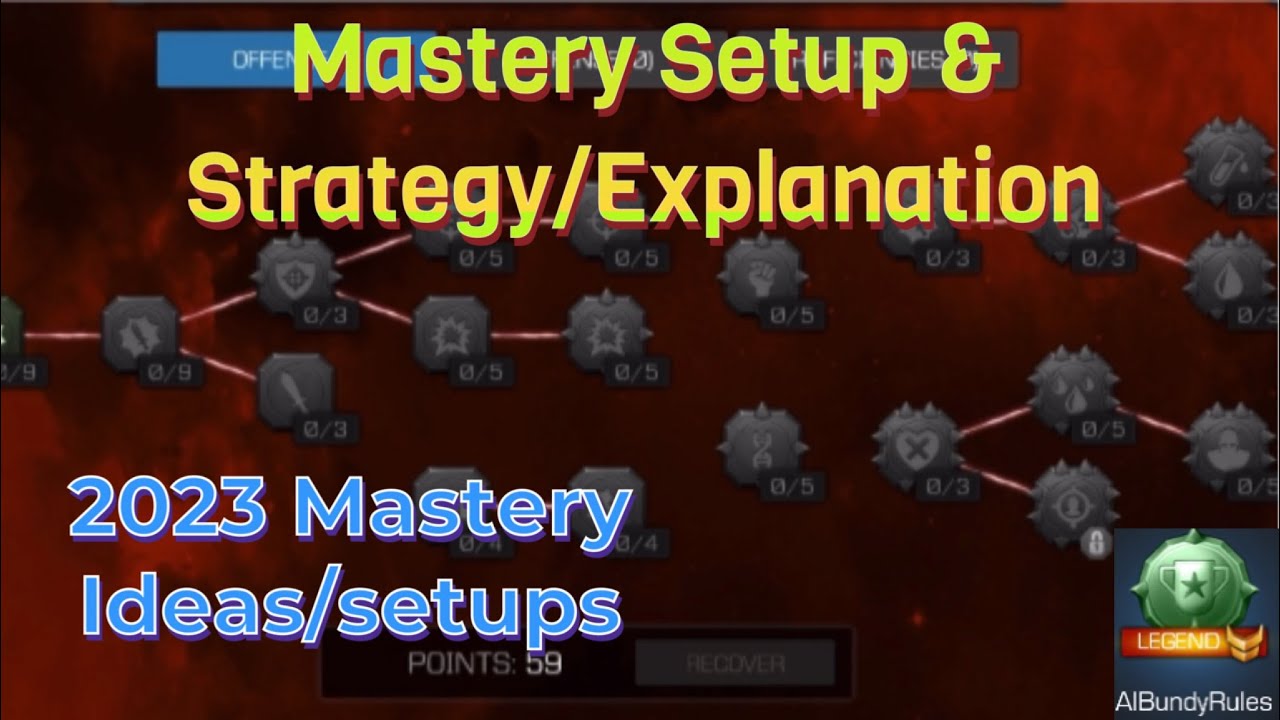 Guide to Masteries in MCOC 2023! Descriptions, strategy, priorities, layouts and more!
