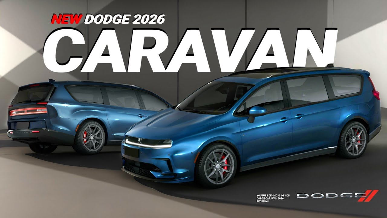 ALL NEW 2026 DODGE CARAVAN REVEALED? REDESIGN | Digimods DESIGN |