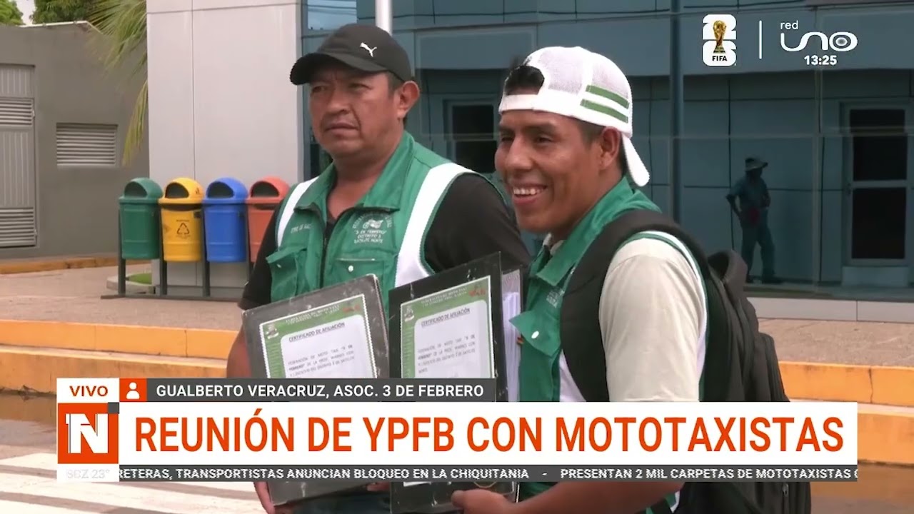 REUNIÓN DE YPFB CON MOTOTAXISTAS