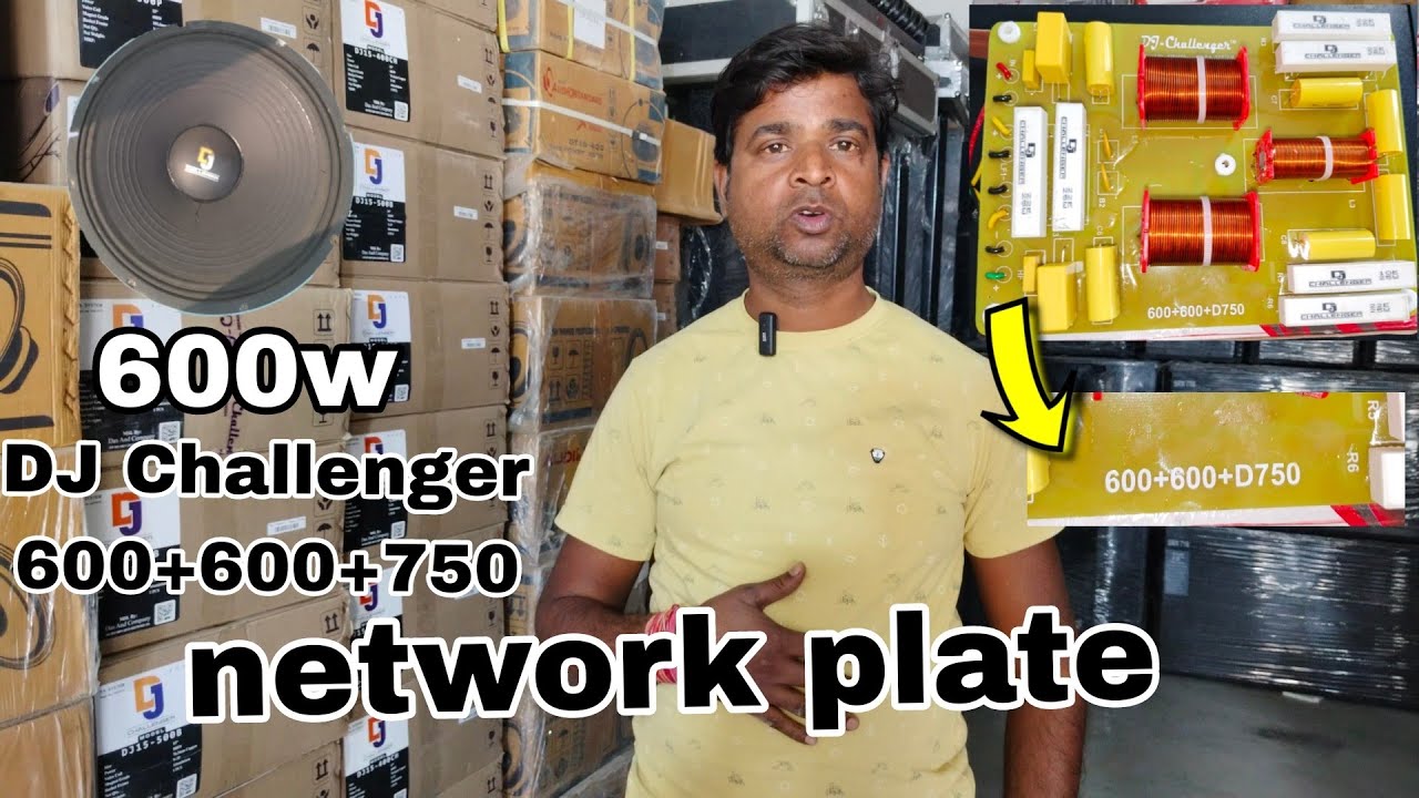 DJ Challenger 600+600 network plate
