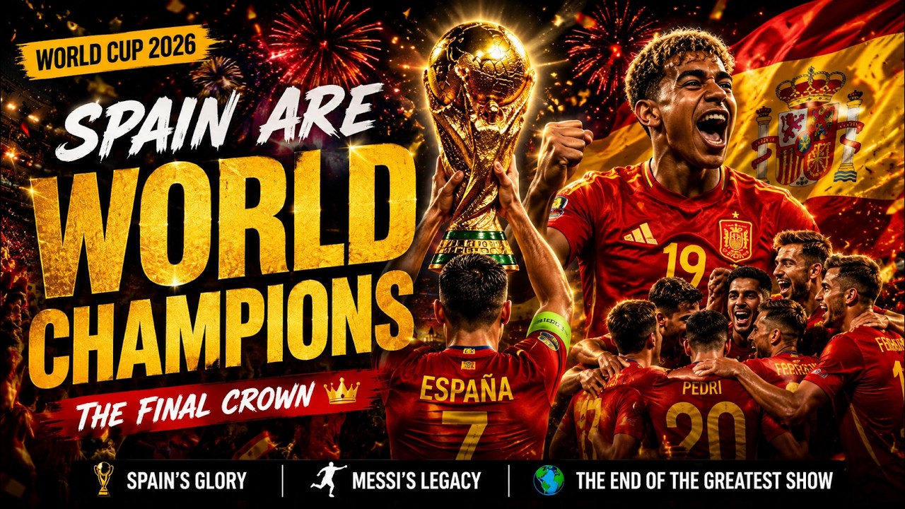 🏆🇪🇸 SPAIN ARE WORLD CHAMPIONS | Lamine Yamal Leads Spain | World Cup 2026 Victory Song