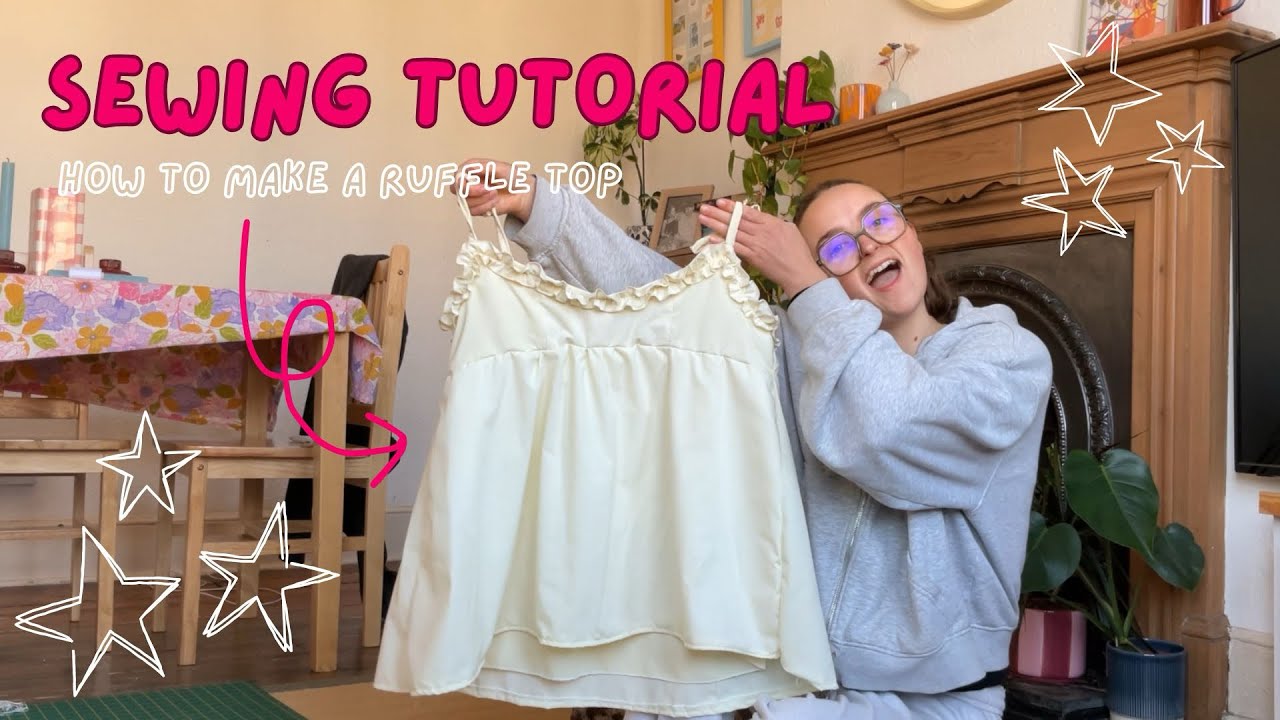 SEWING TUTORIAL: how to make a ruffle top