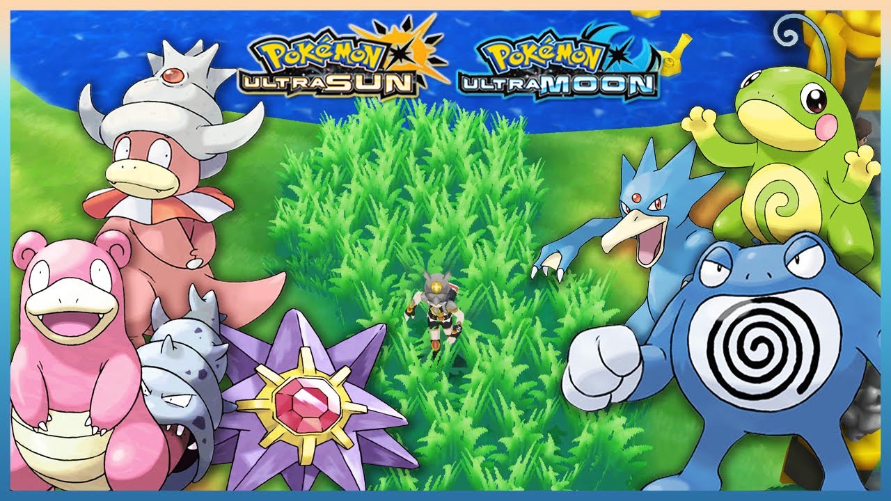 Pokemon UltraSun & UltraMoon - How To Get Slowbro,Slowking,Poliwrath,Politoed,Golduck & Starmie