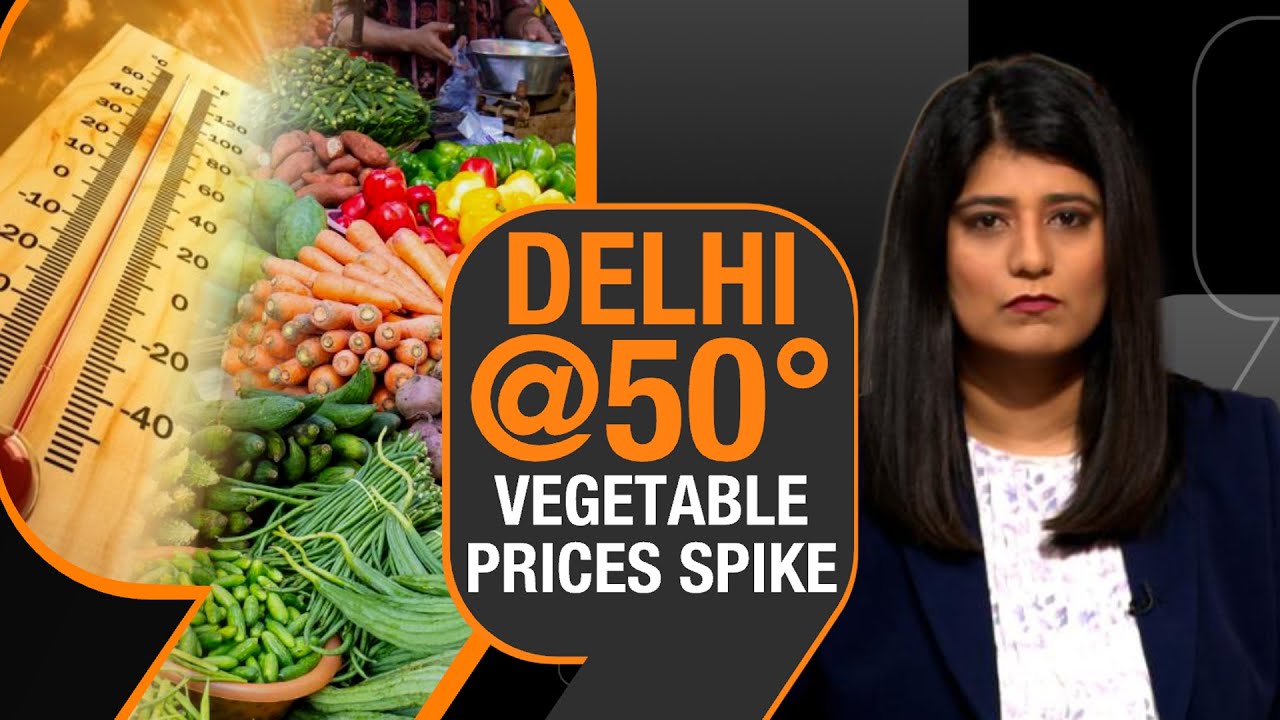 Delhi Temperature Crosses 50&deg;C | Vegetable, Pulses Price Rise | Heatwave In Delhi | News9 Live