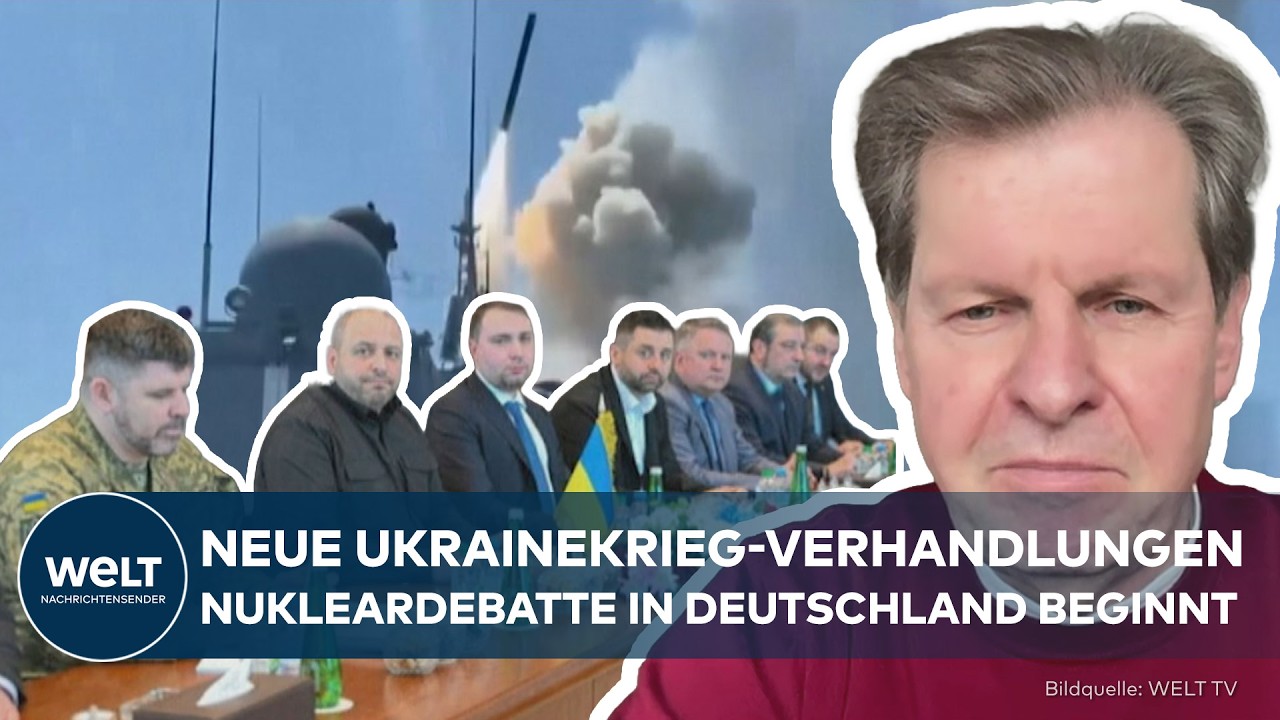 UKRAINE-KRIEG: Neue Verhandlungen – Paralleldebatte zur nuklearen Aufrüstung in Deutschland