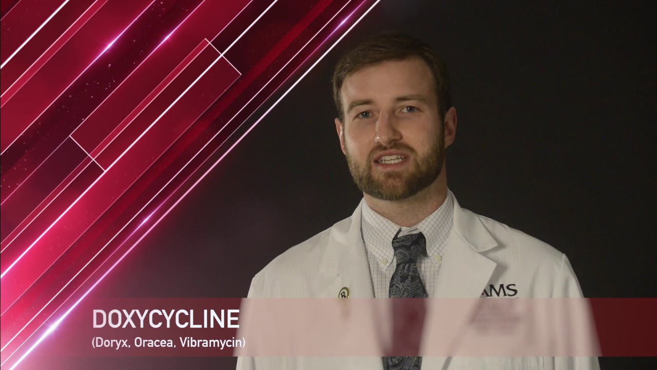 Doxycycline Medication Information (dosing, side effects, patient counseling)