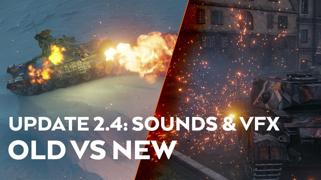 Update 2.4 - Comparing OLD vs NEW Gun Sounds / VFX - World of Tanks (2026)