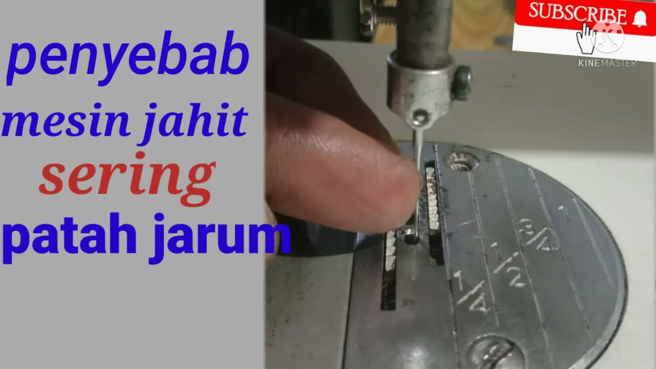 penyebab jarum jahit sering patah ||cara mengatatasi@Ritek channel