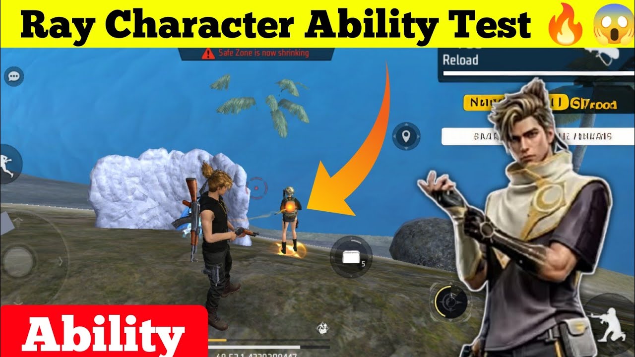 New Ray Character Ability 😱 | Free Fire Ray Character Ability Test ✅ | OB53 Morse Character 