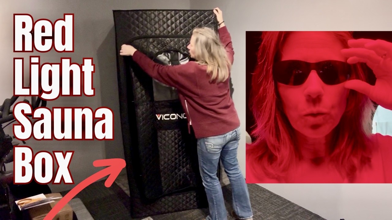Red Light & Sauna Box. Affordable and Portable. Home Gym Ready in 20 Minutes! By Viconor.