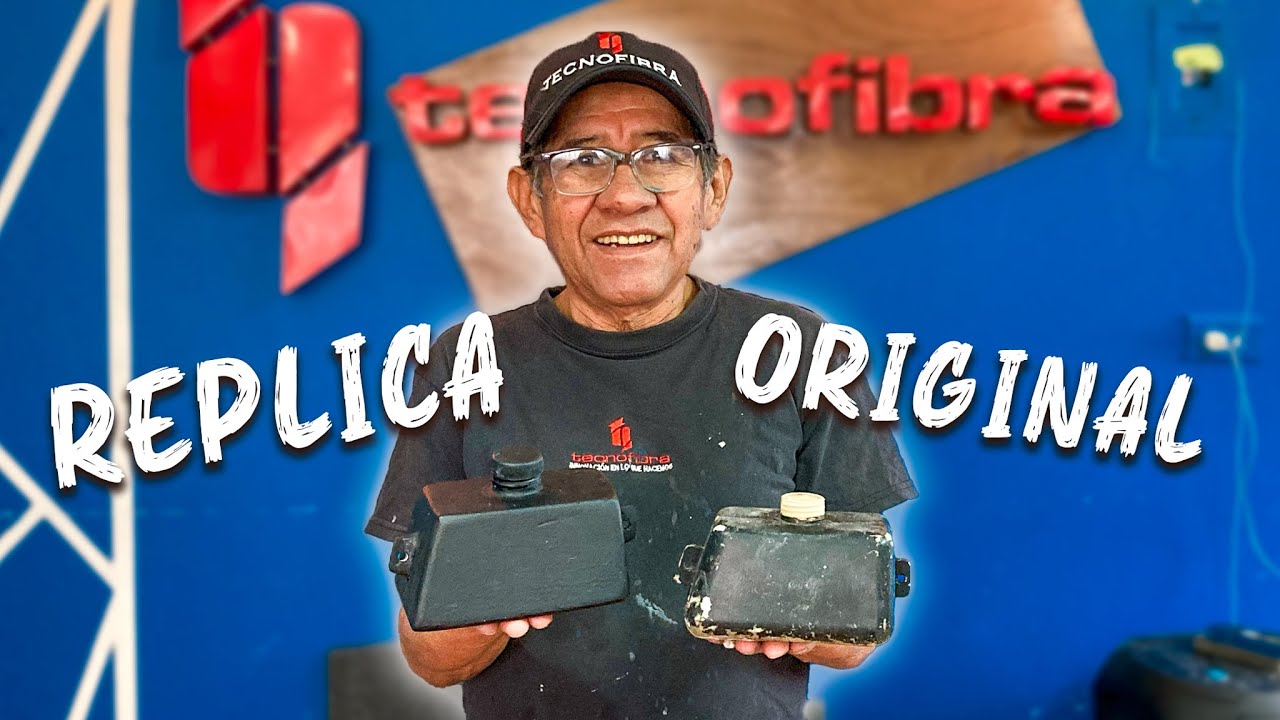 Cómo hacer replicas sin molde en fibra de vidrio | hacer tanque de gasolina en fibra de vidrio