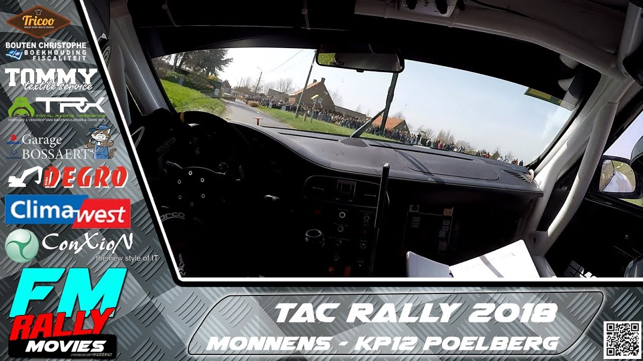 TAC rally 2018 | ONBOARD | Monnens - KP12 Poelberg [HD]