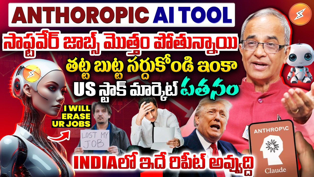 Suresh Kochattil About How Anthropic AI Tool Ki*ll*ing Software Jobs | Claude AI | US Stock Market