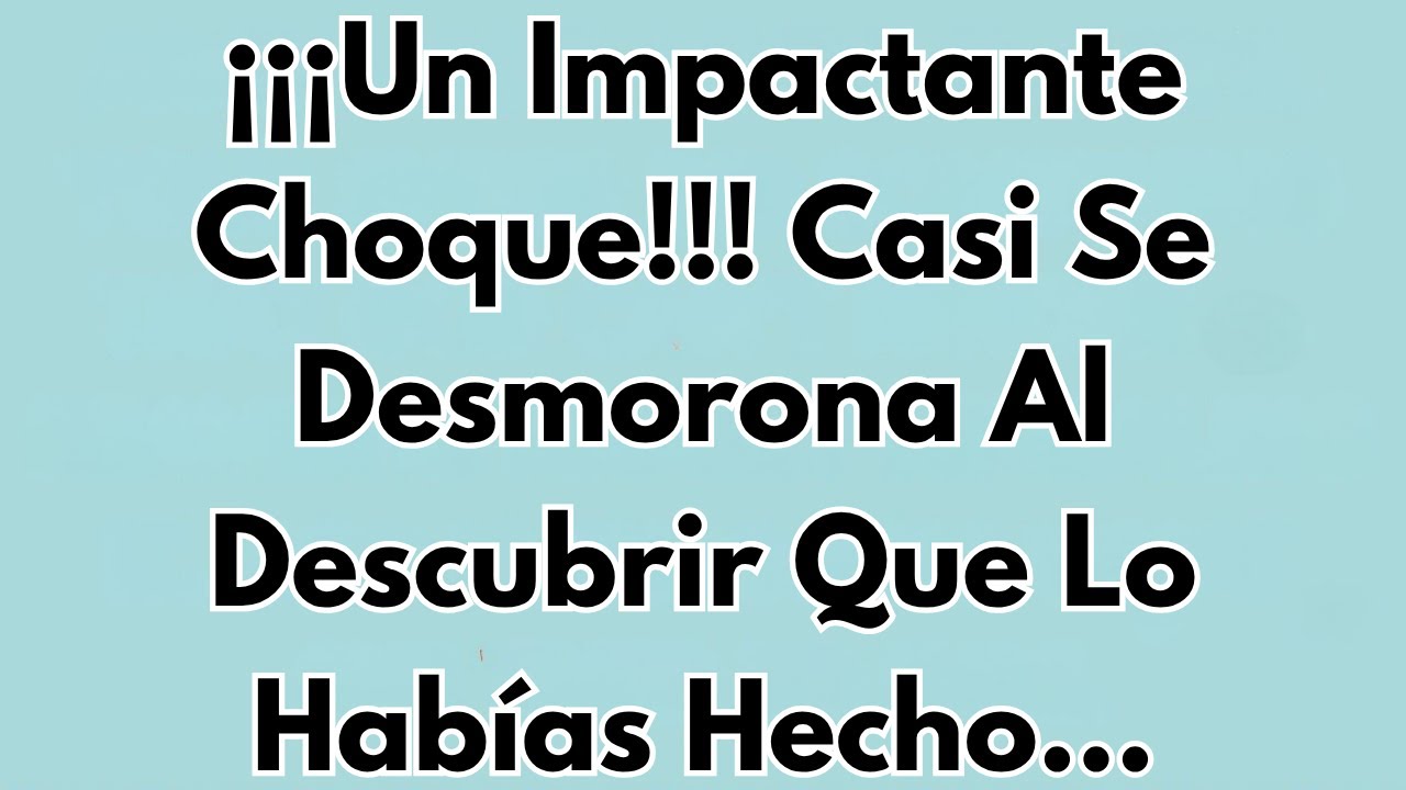 ¡¡¡un Impactante Choque!!! Casi Se Desmorona Al Descubrir Que Lo Habías Hecho... ✝️ MENSAJE DE DIOS