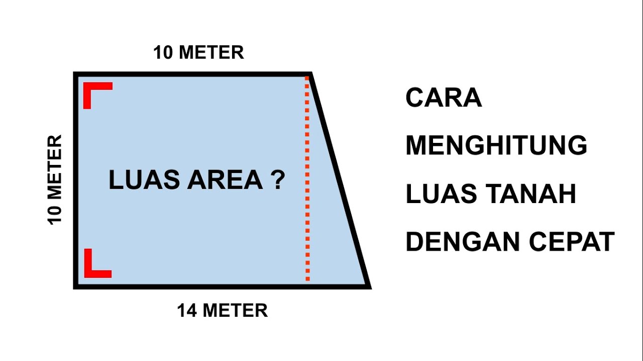 cara manghitung LUAS TANAH