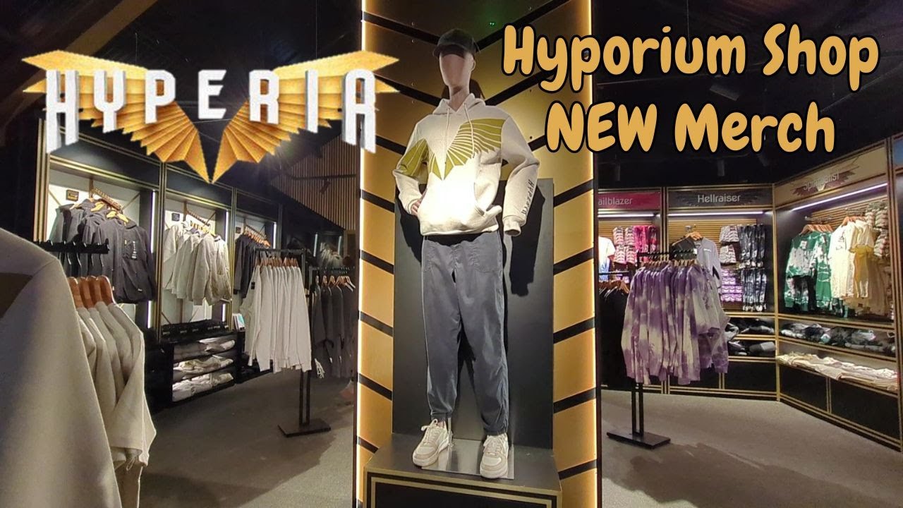 Tour of Hyporium Shop NEW Hyperia Merch 2025 at Thorpe Park
