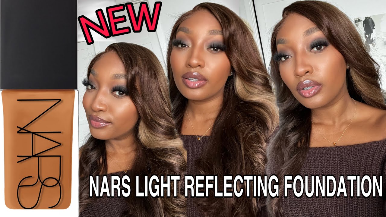 NEW NARS LIGHT REFLECTING FOUNDATION | NARS MAKEUP TUTORIAL DARK SKIN