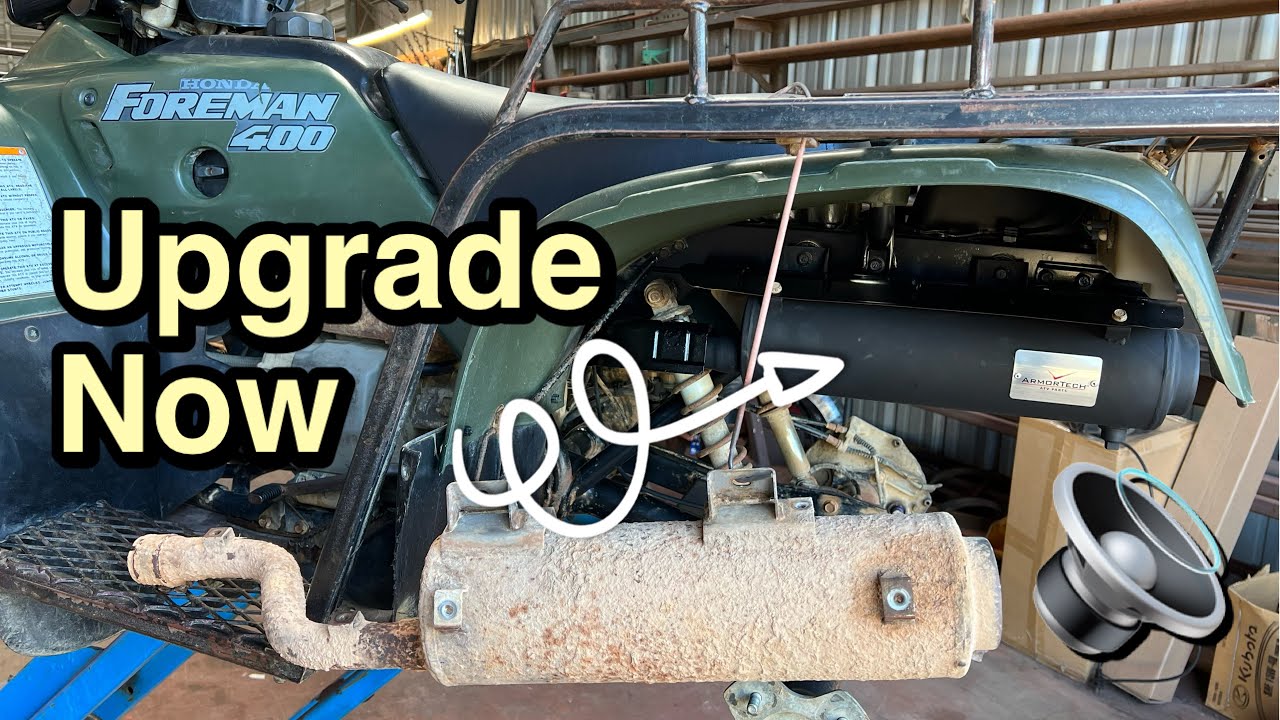 Honda Foreman OEM Style Muffler Replacement ~ Get Rid of that Old Exhaust!