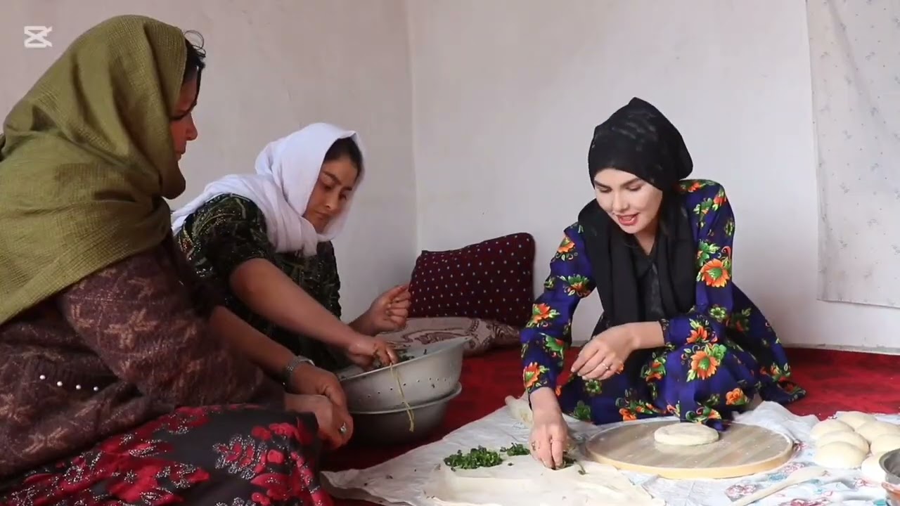 Delicious food in the village