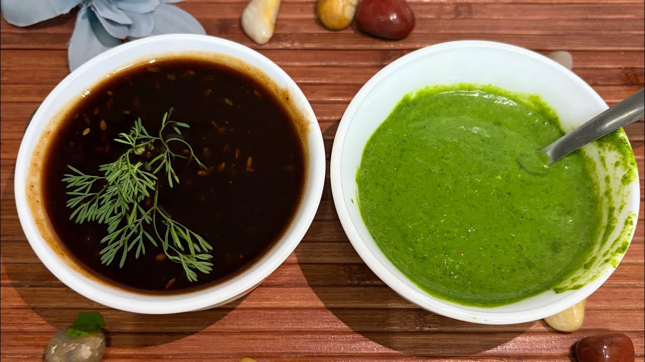 Green chutney and Imli ki chutney #holispecial #imlichutney #greenchutney