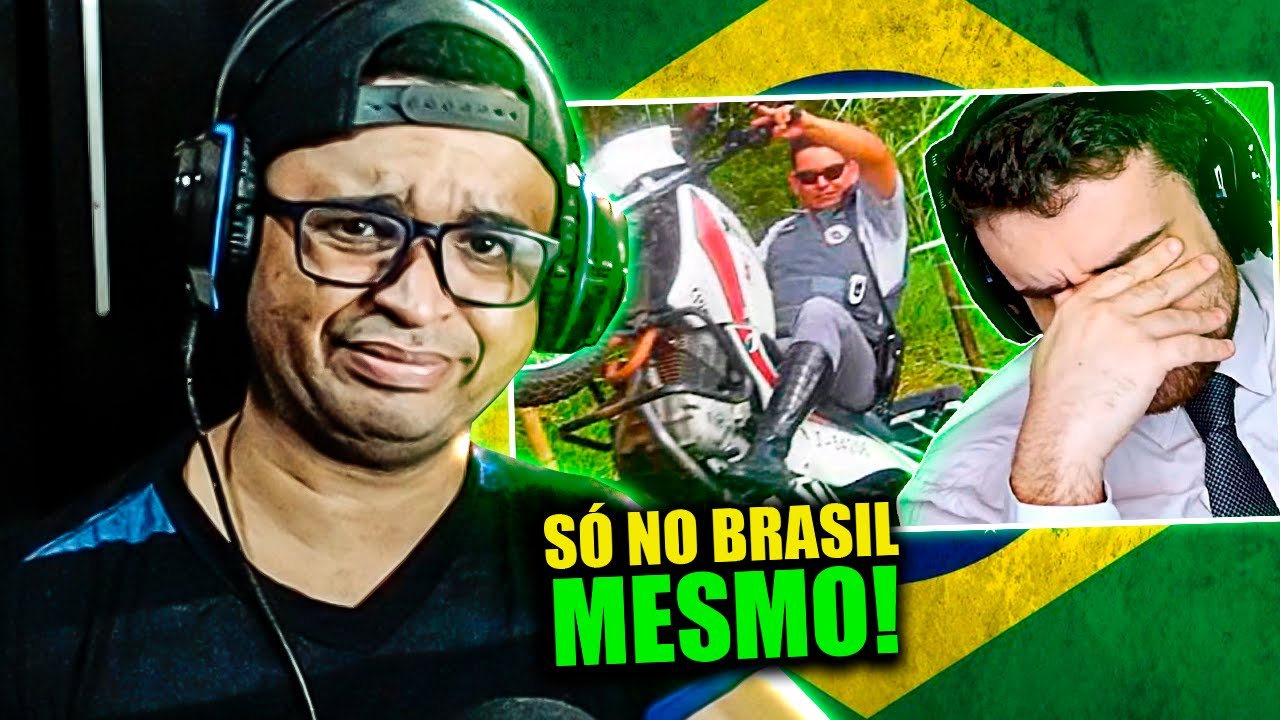 REACT | Coisas Que Só Acontecem No BRASIL - HUEstation