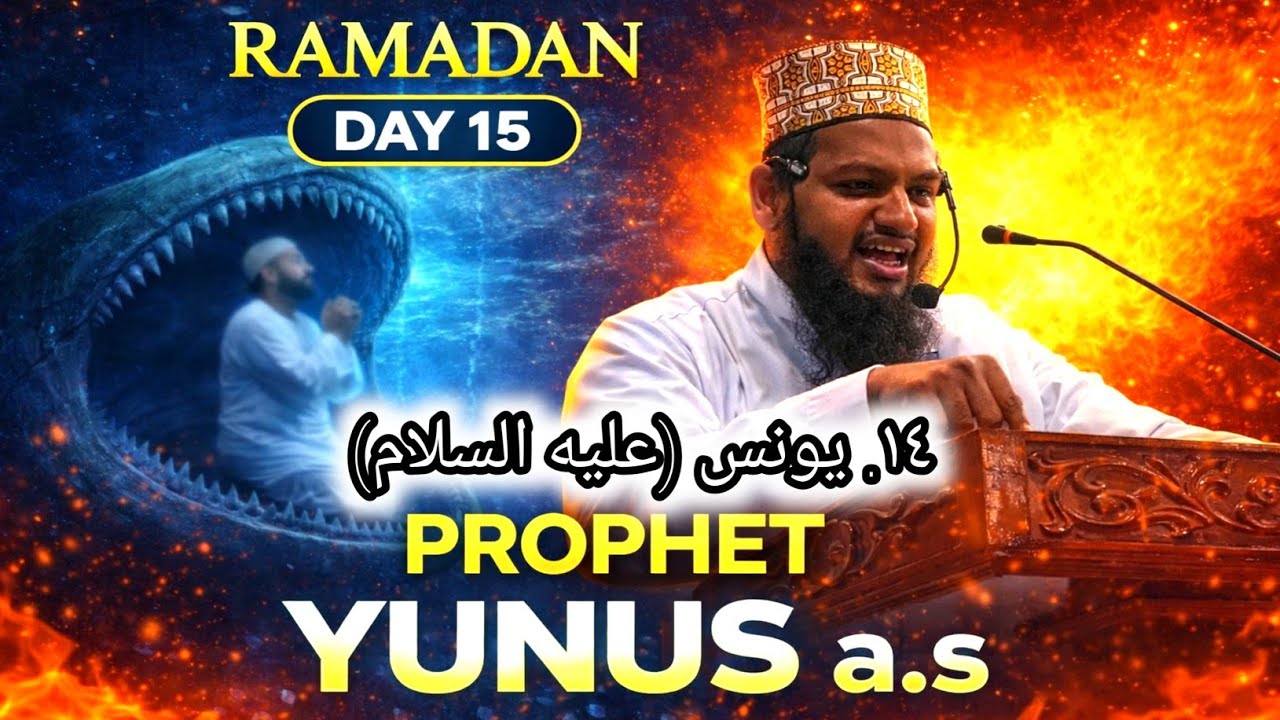 (Day-15) நபி யூனுஸ் அலைஹிஸ்ஸலாம் அவர்களின் வரலாறு#tamilbayan #ramadan #tntj #satharkashifi #wahhabi