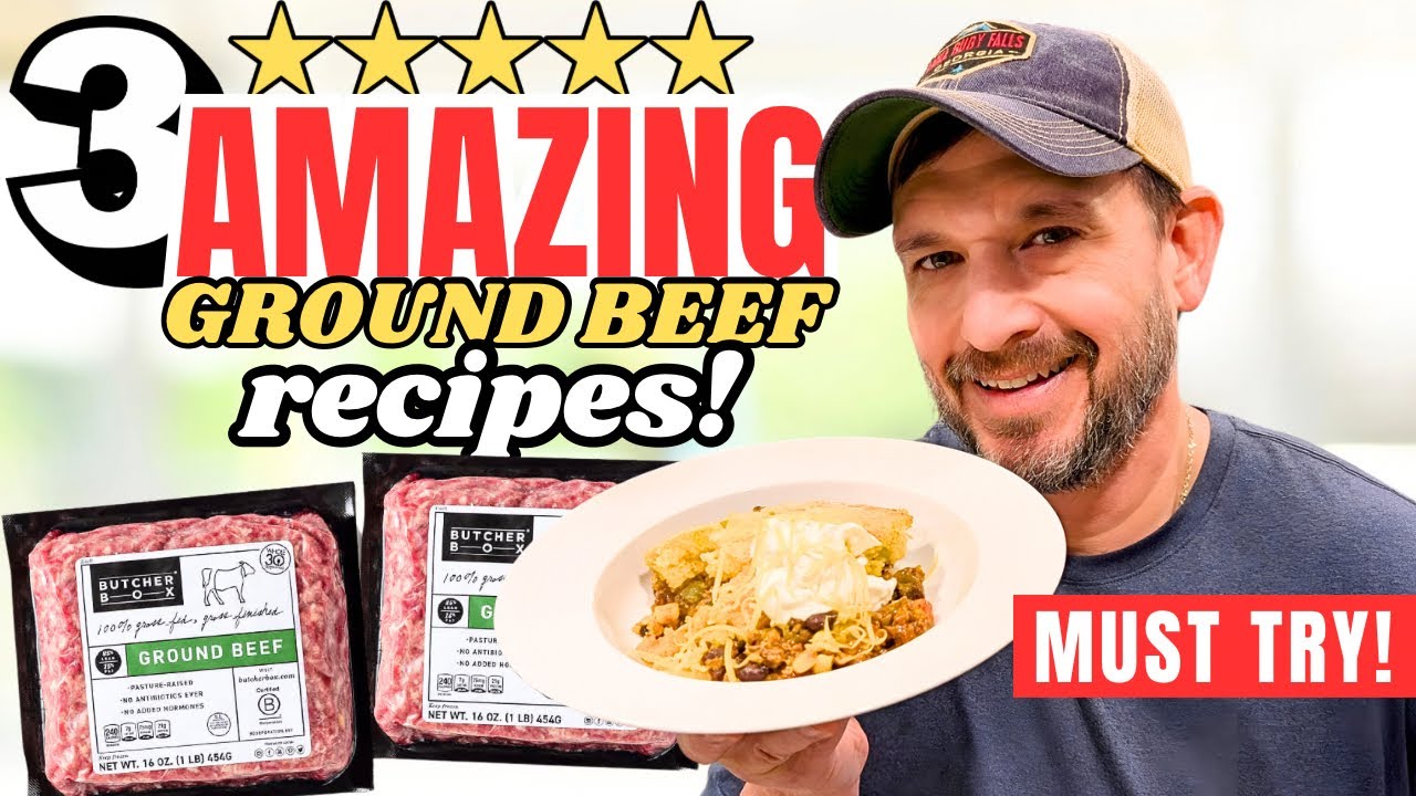 3 *NEW* Ground Beef Dinner Recipes You NEED to Make This Week!