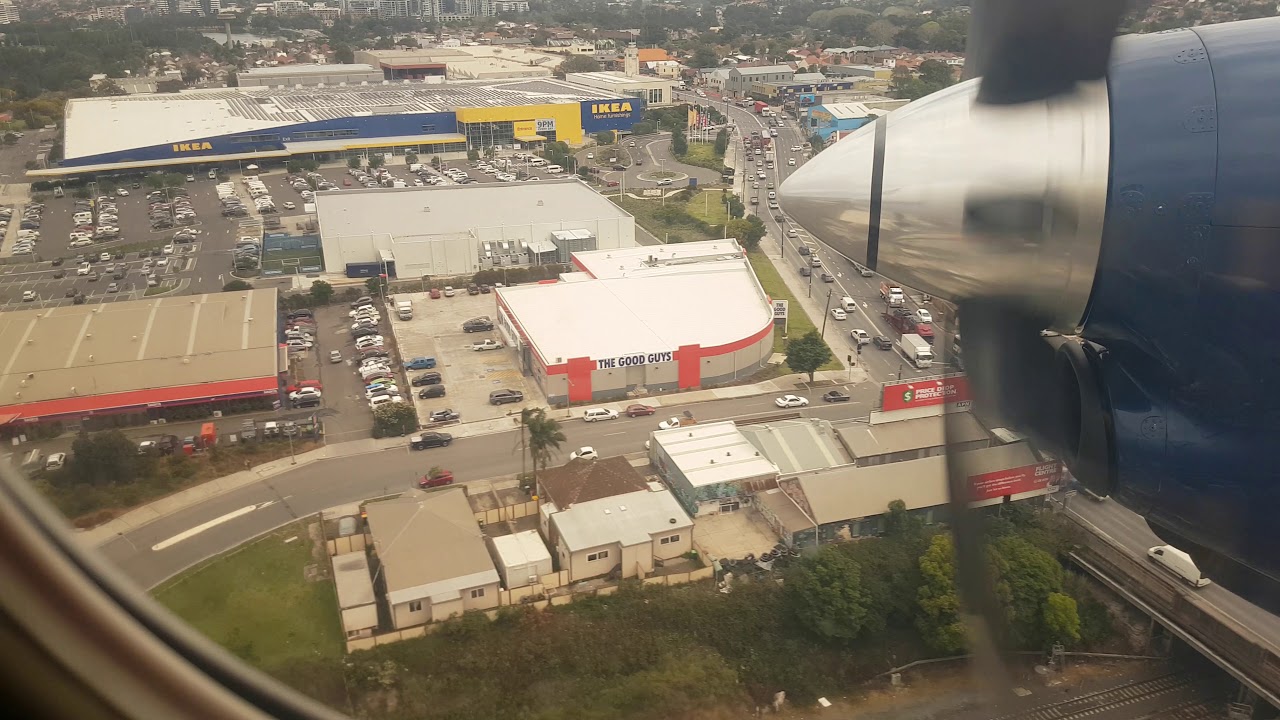 Landing in Sydney  from Merimbula  on REX saab 340b 20/09/2018 Part 2