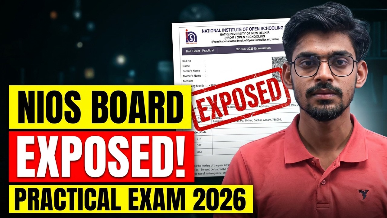 NIOS Practical Exam 2026 EXPOSED! Big Update&mdash;Students Must Watch !
