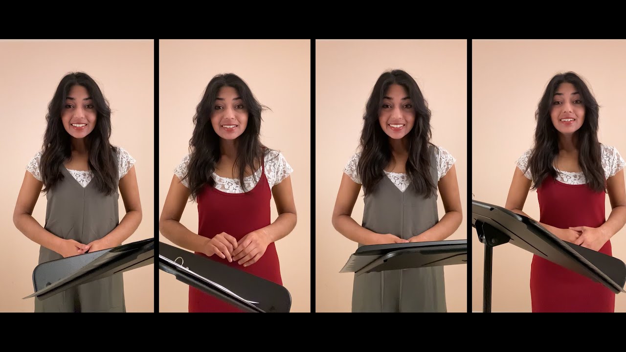 Passereau: Il est bel et bon by - Vidita Kanniks, voice. 4K video; sargam & French. Voices of Music.